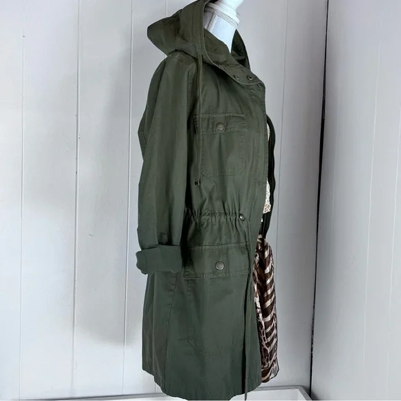 LOVE TREE OLIVE GREEN UTILITY JACKET SZ M - Picture 15 of 15